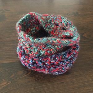 Chunky Knit Rainbow Gator Scarf